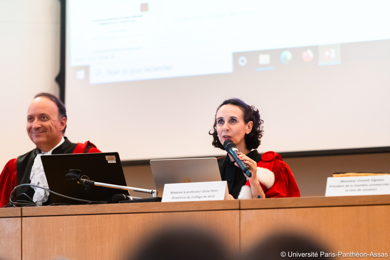 Photo de la rentrée solennelle 2025-2026 du Collège de droit et de l'École de droit