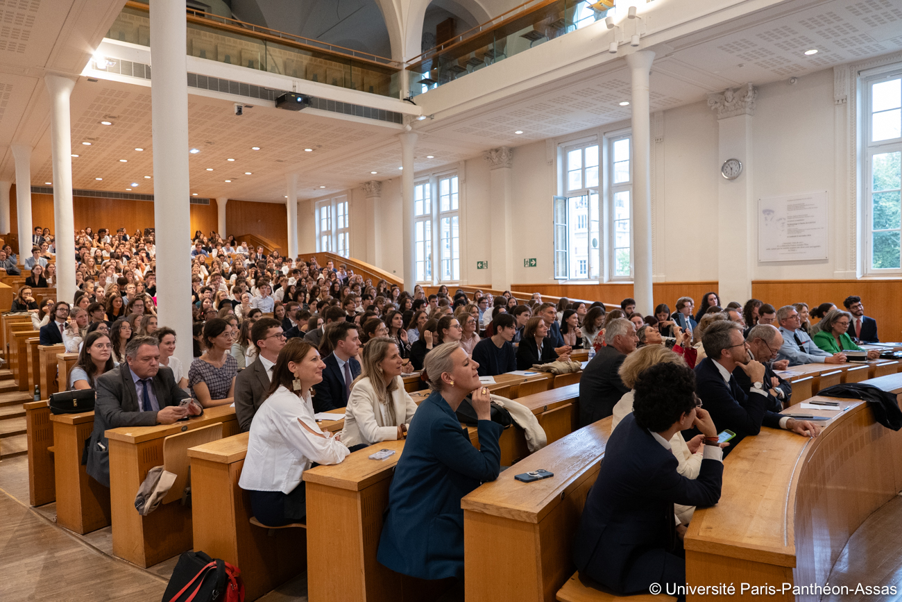 Photo de la rentrée solennelle 2025-2026 du Collège de droit et de l'École de droit