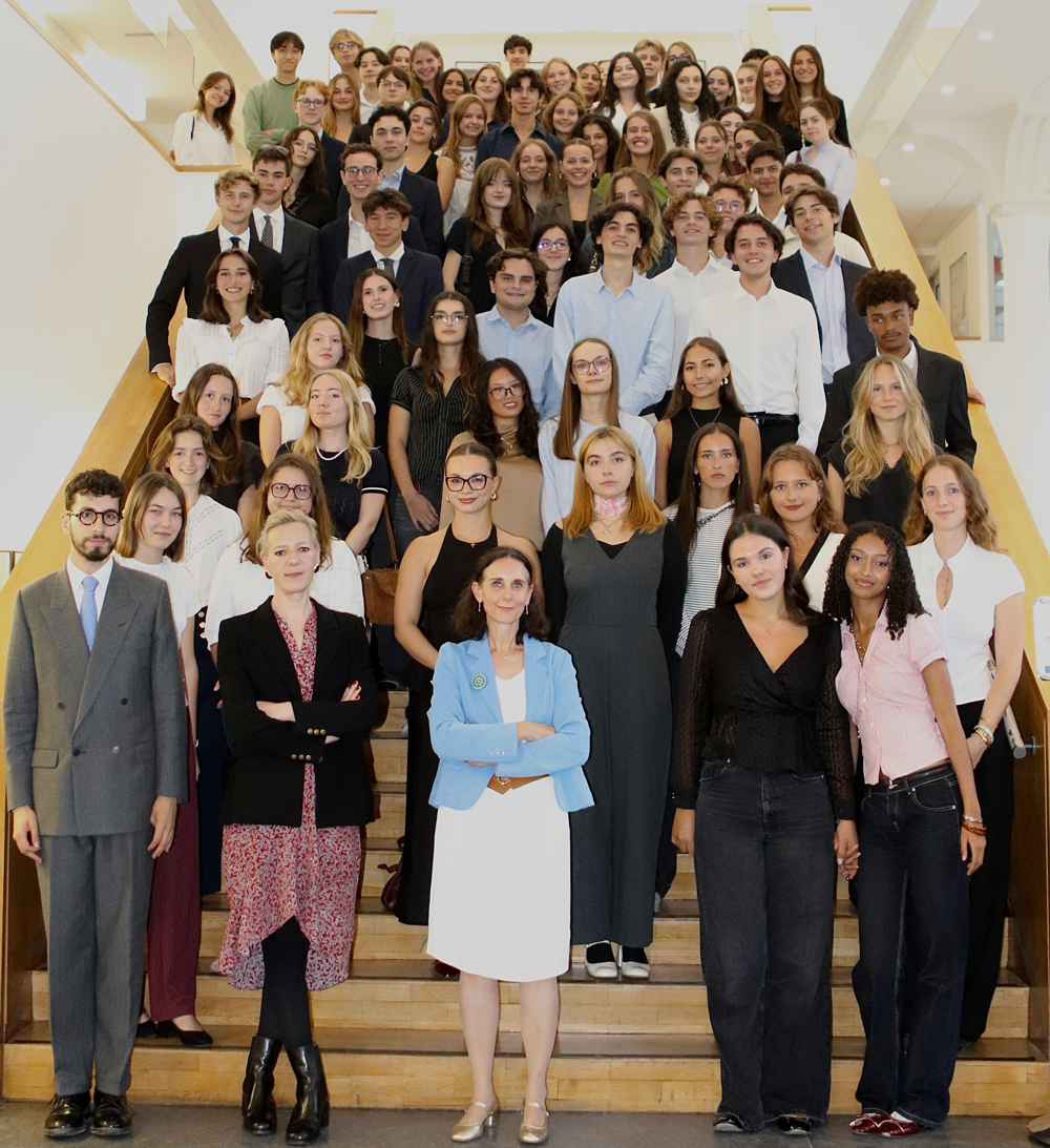photo des étudiants de 2e année du Collège de droit