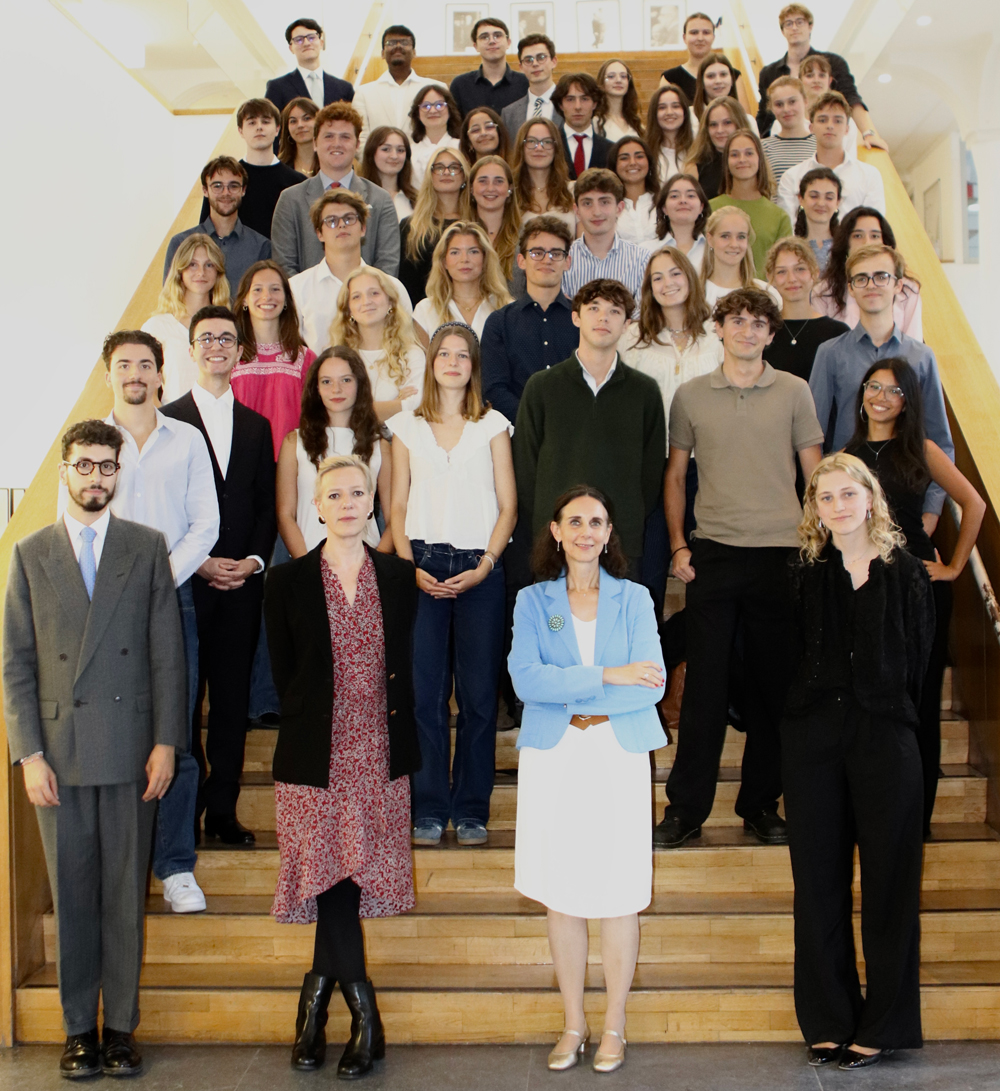 photo des étudiants de 3e année du Collège de droit