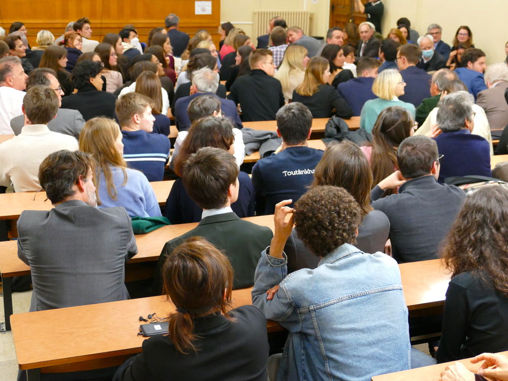 Le public lors de l'hommage à Pierre MASSE