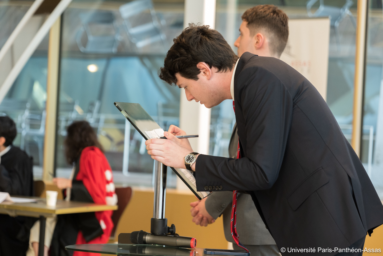 Photo de la finale du Concours de plaidoyers 2023 du collège de droit