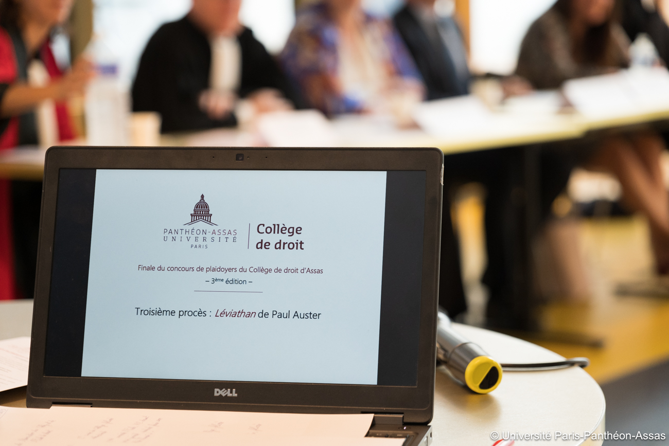 Photo de la finale du Concours de plaidoyers 2023 du collège de droit
