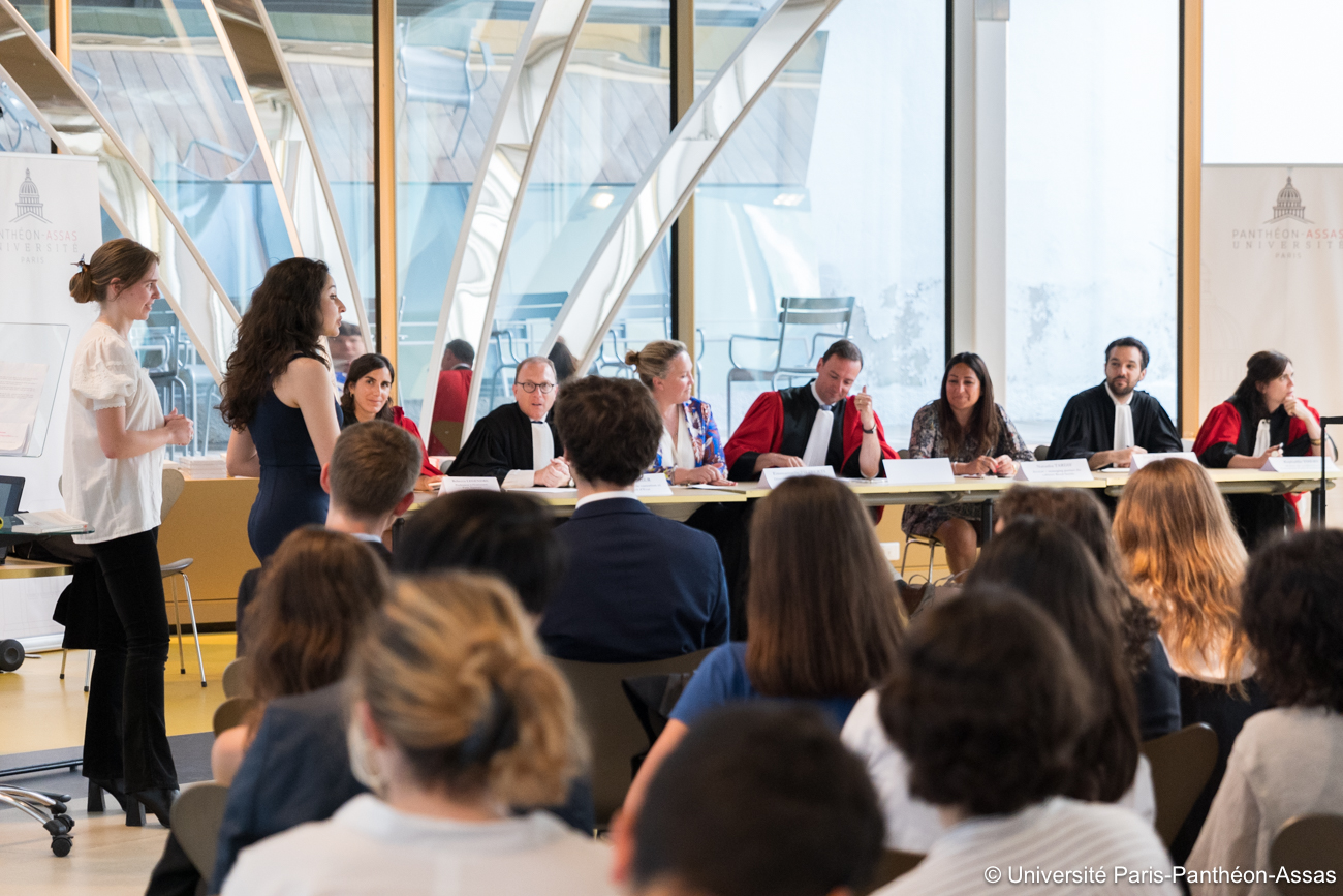 Photo de la finale du Concours de plaidoyers 2023 du collège de droit