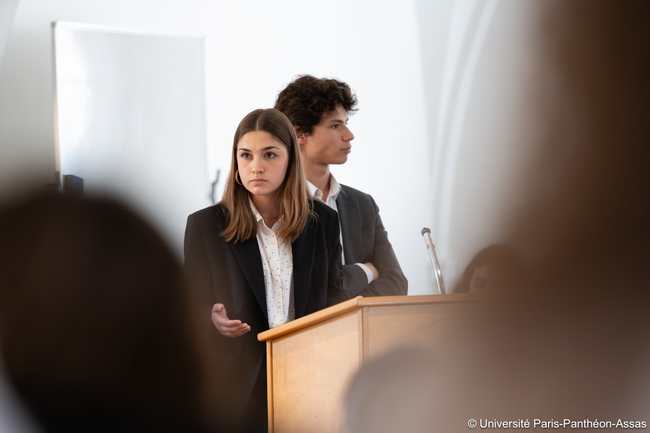 Photo de la finale du concours de plaidoyers 2024 du Collège de droit