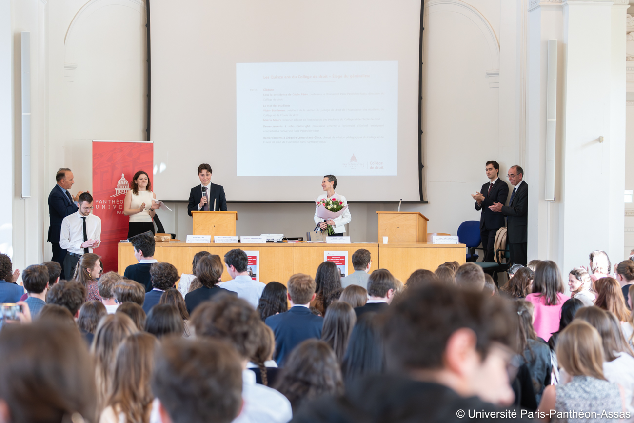 Photo des 15 ans du Collège de droit