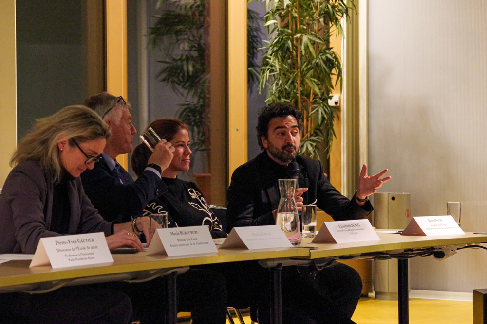 photo de la soirée débat du 26 janvier 2025 de l'Ecole de droit