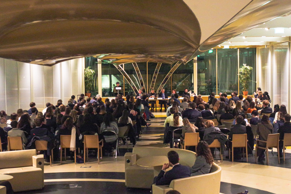 photo de la soirée débat du 26 janvier 2025 de l'Ecole de droit