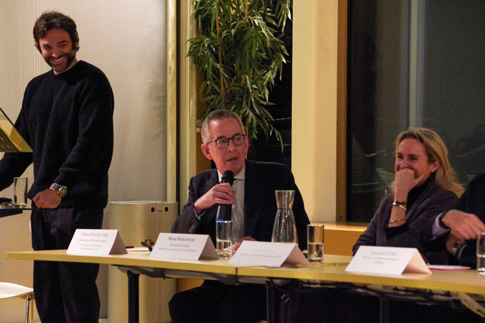 photo de la soirée débat du 26 janvier 2025 de l'Ecole de droit