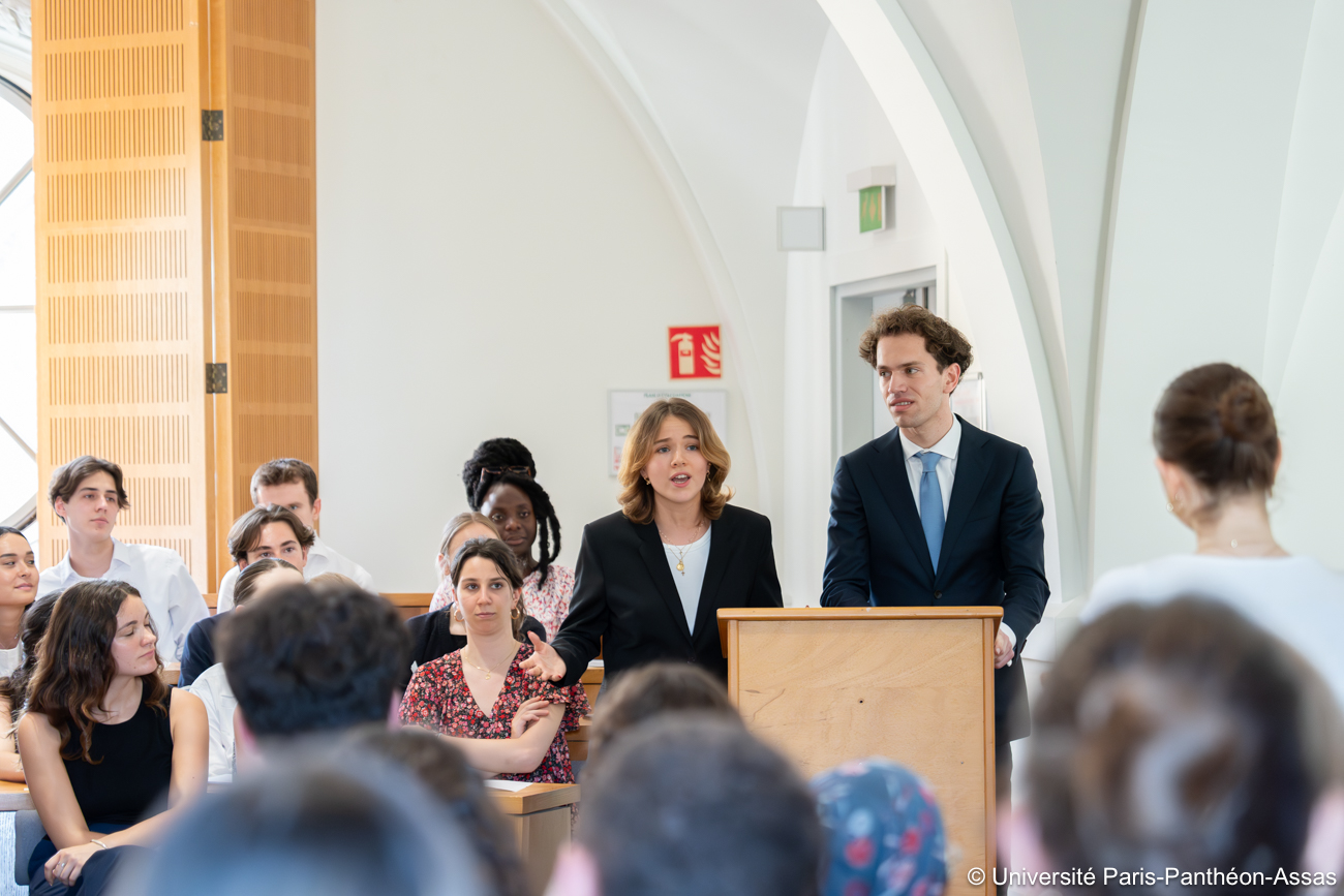 Photo du concours de plaidoyers organisé par le Collège de droit le 23 juin 2025
