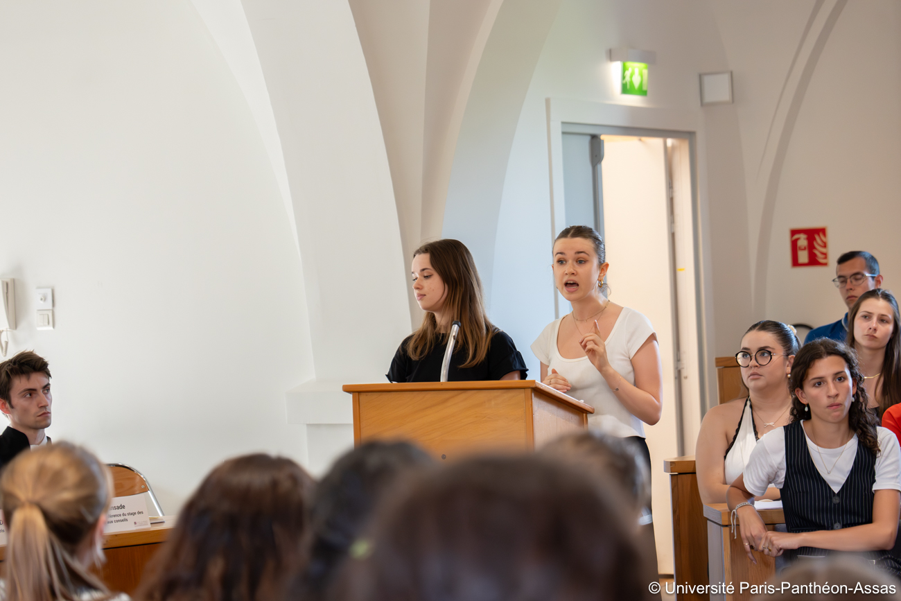 Photo du concours de plaidoyers organisé par le Collège de droit le 23 juin 2025