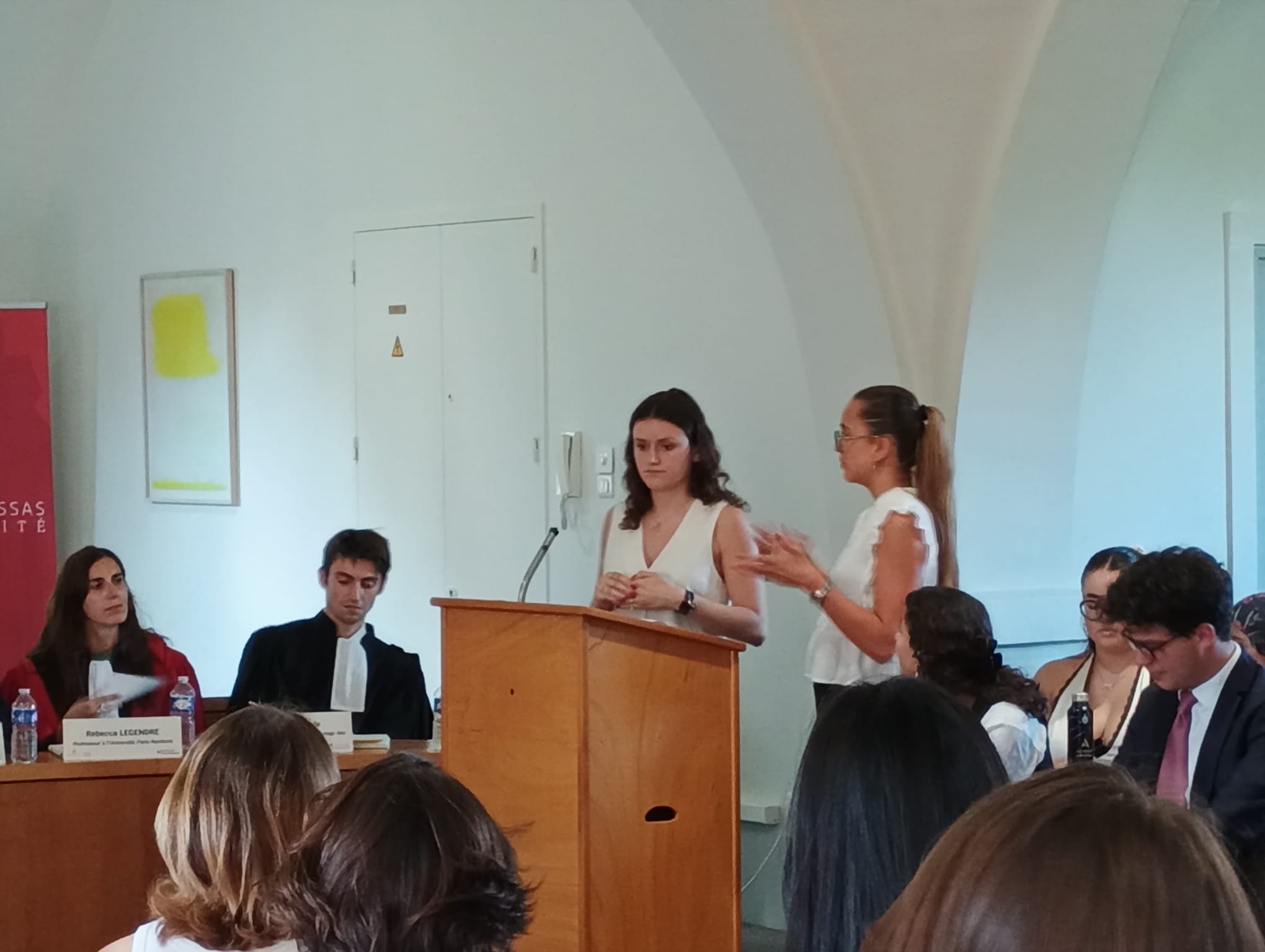 Photo du concours de plaidoyers organisé par le Collège de droit le 23 juin 2025