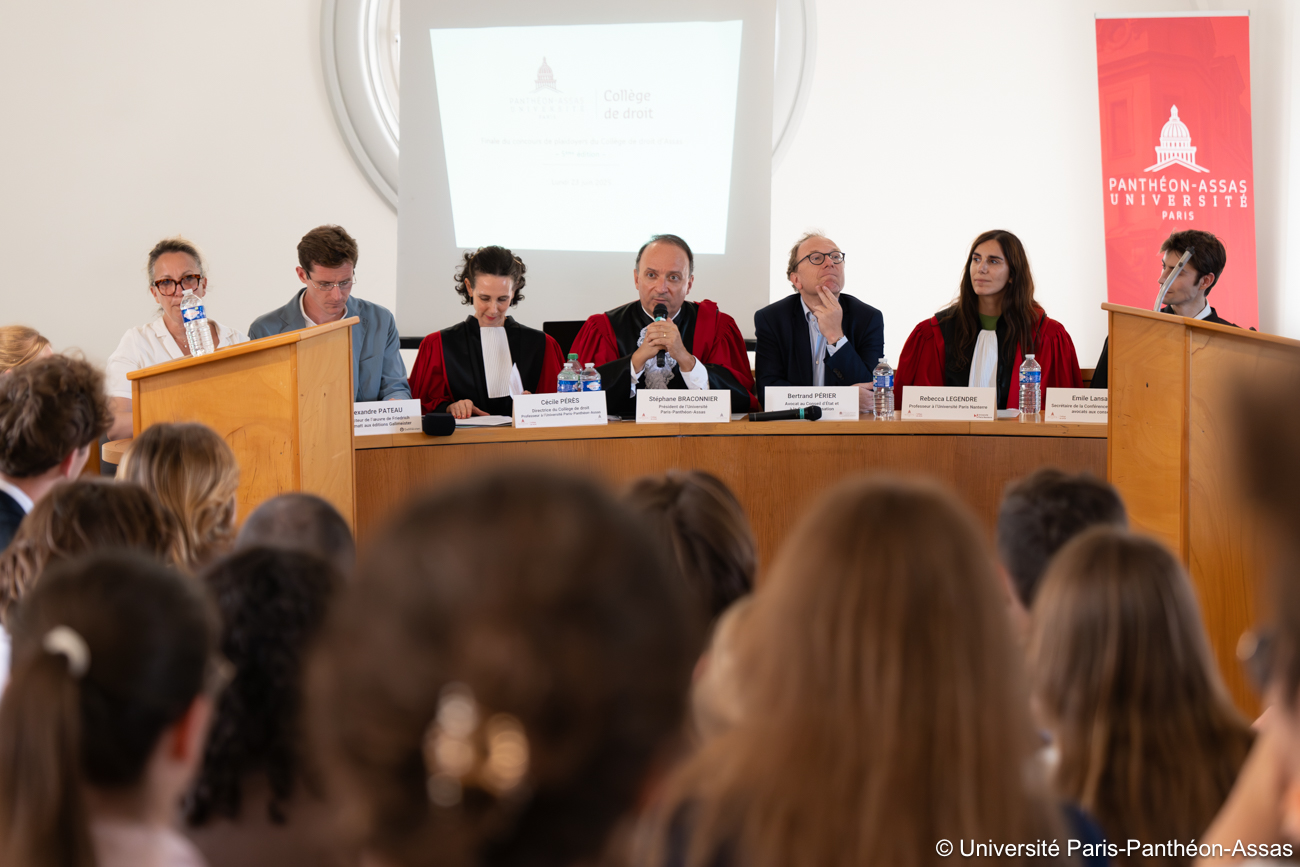 Photo du concours de plaidoyers organisé par le Collège de droit le 23 juin 2025