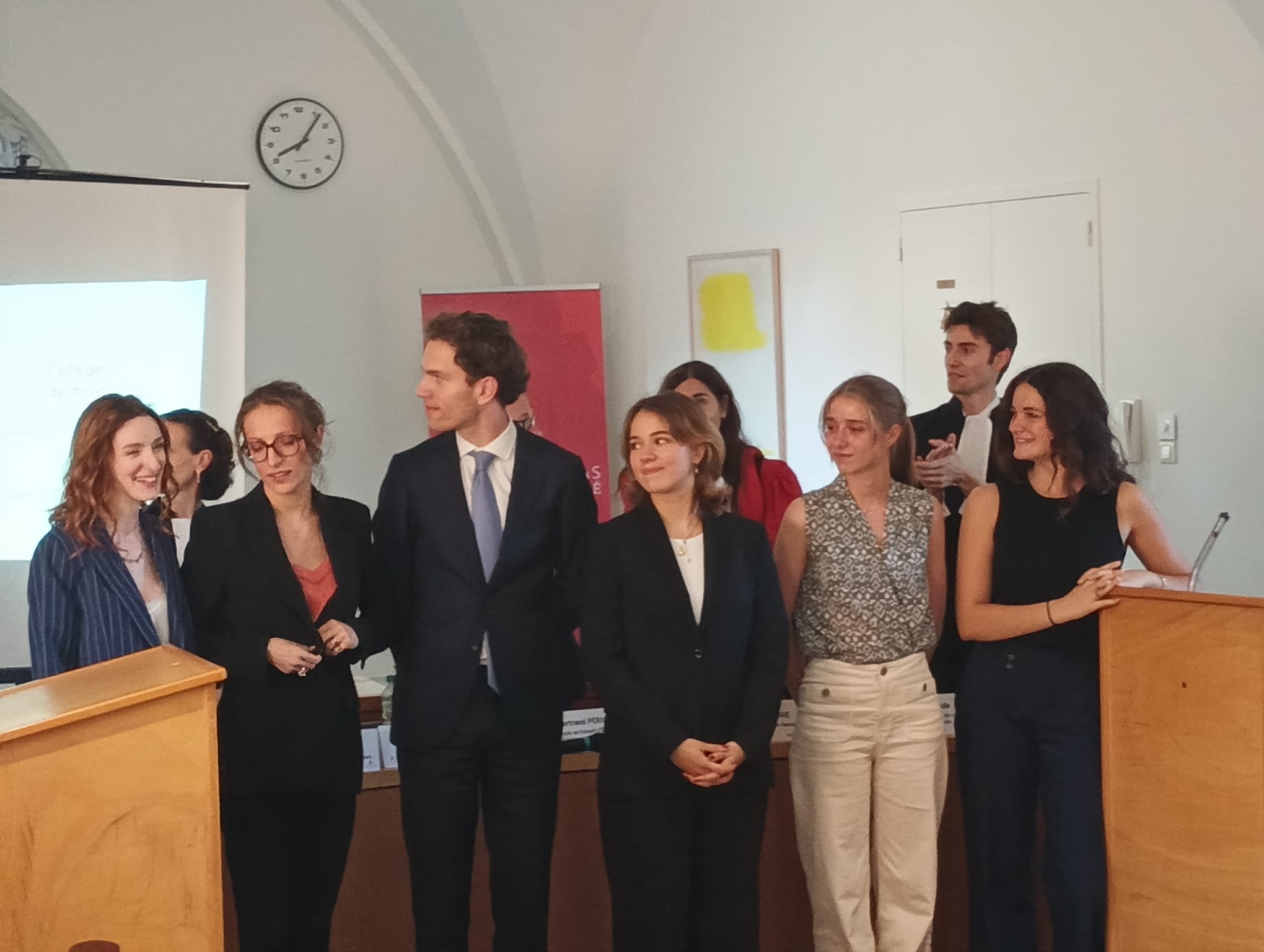 Photo du concours de plaidoyers organisé par le Collège de droit le 23 juin 2025