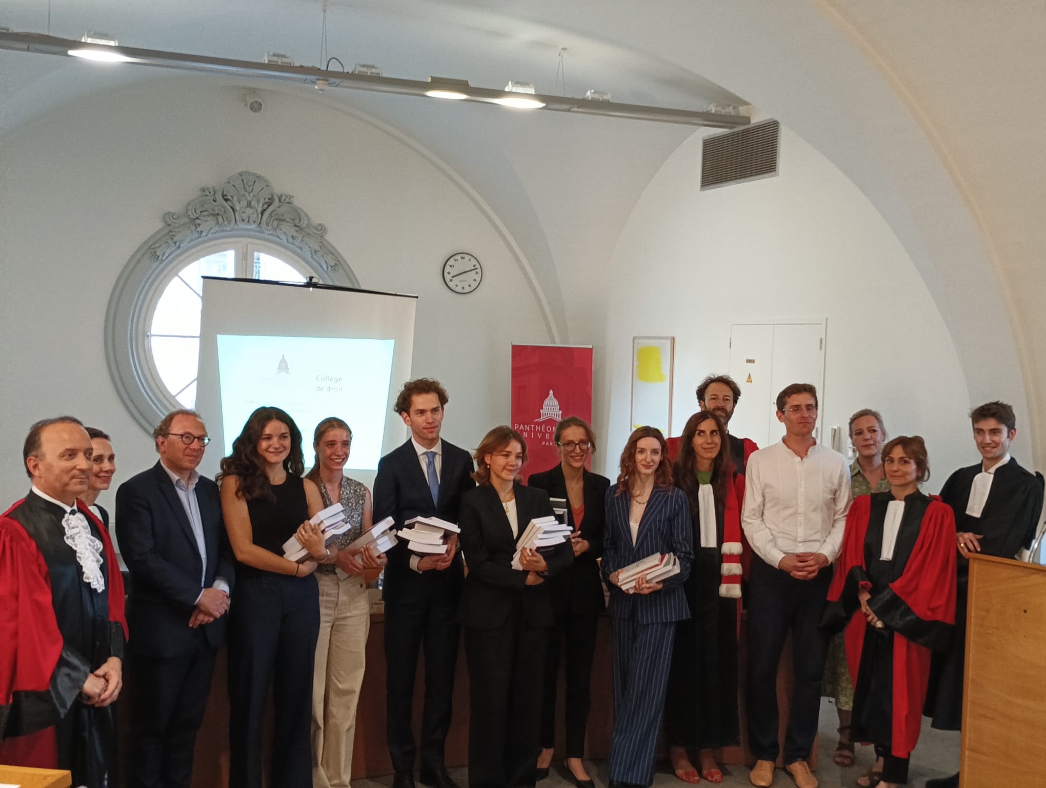 Photo du concours de plaidoyers organisé par le Collège de droit le 23 juin 2025