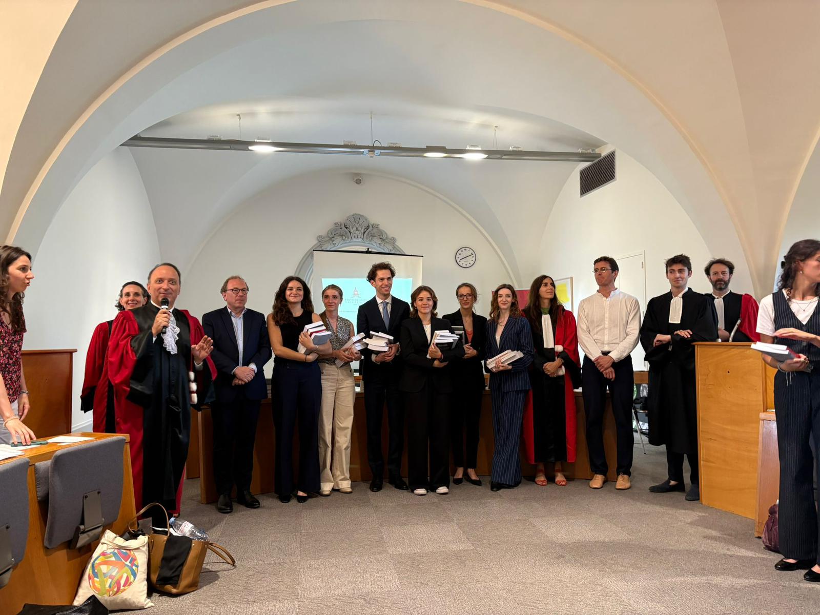 Photo du concours de plaidoyers organisé par le Collège de droit le 23 juin 2025