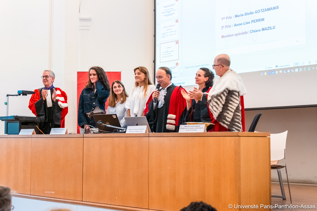 Photo de la remise des Prix du Collège de droit 2024-2025