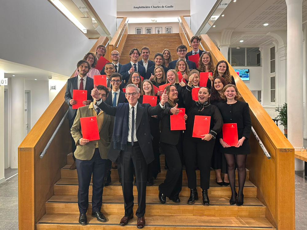 Photo de la remise de diplôme 2025 de l'École de droit