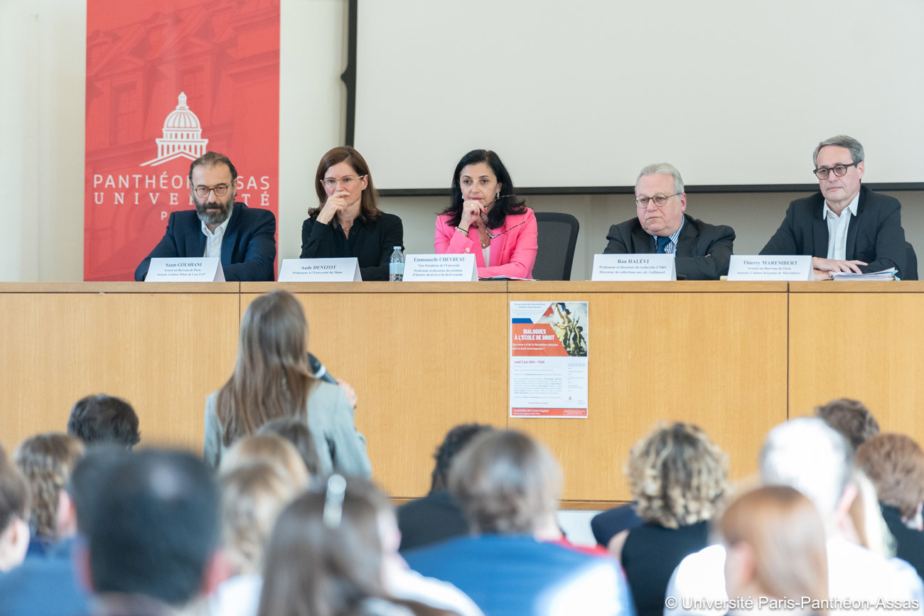 Photo de la table ronde de l'école de droit de juin 2024