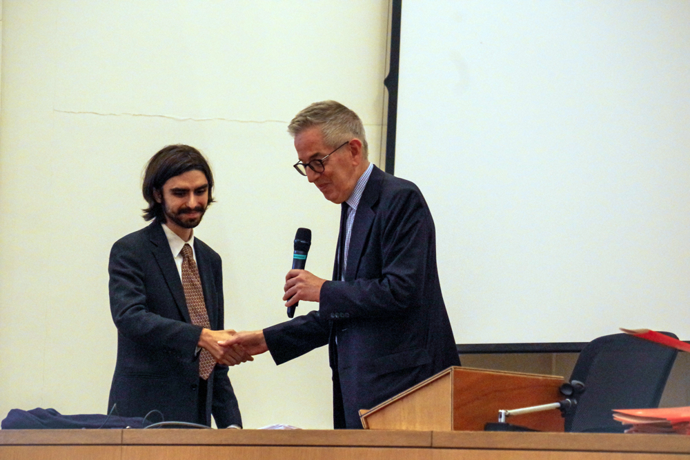 Photo de la remise de diplômes de la promotion 2024 de l'École de droit