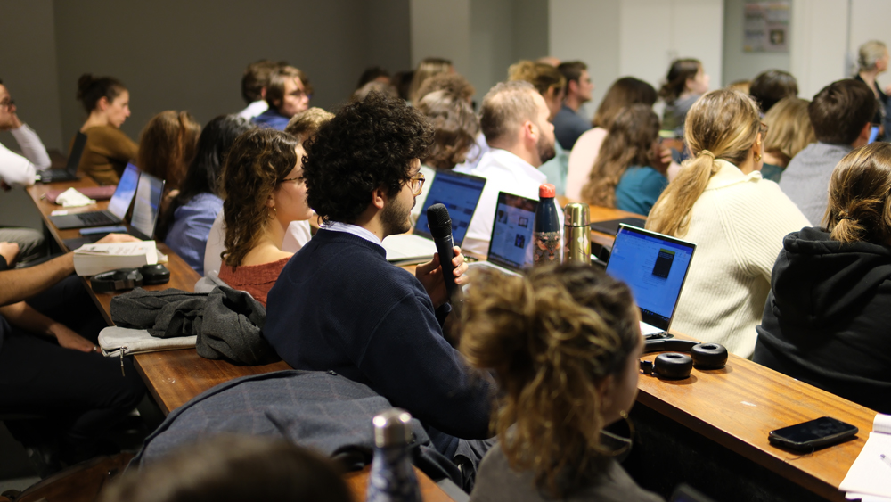 Photo de la Conférence animée par Laurent Nuñez pour le Collège de droit