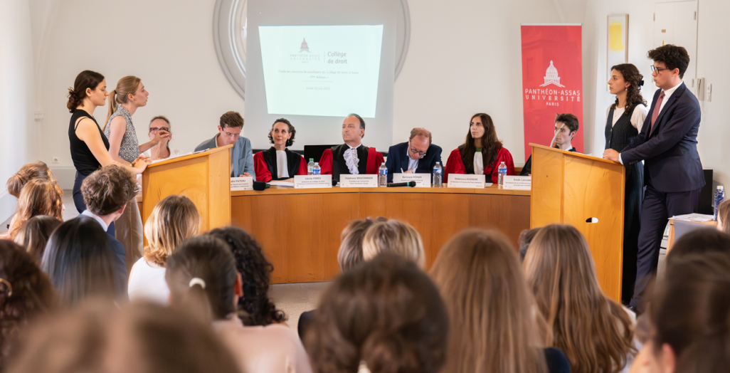 Photo du concours de plaidoyers organisé par le Collège de droit le 23 juin 2025