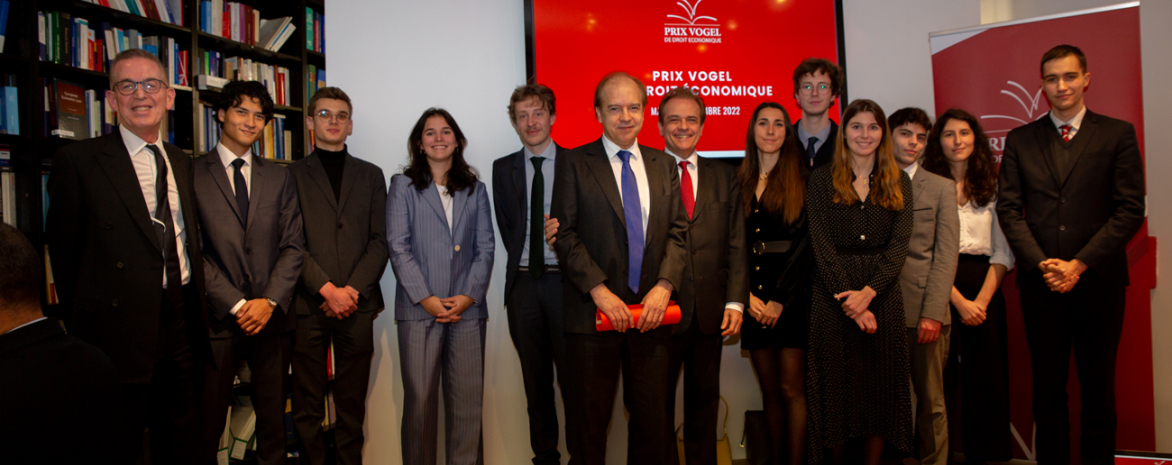 Photo de la Remise du coup de cœur des étudiants lors du Prix Vogel