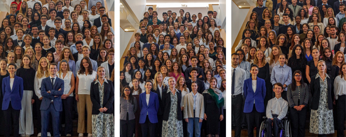 Montage des promotions 2024-2025 du Collège de droit