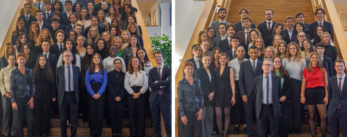 Photo des promotions 2024-2025 de l'École de droit