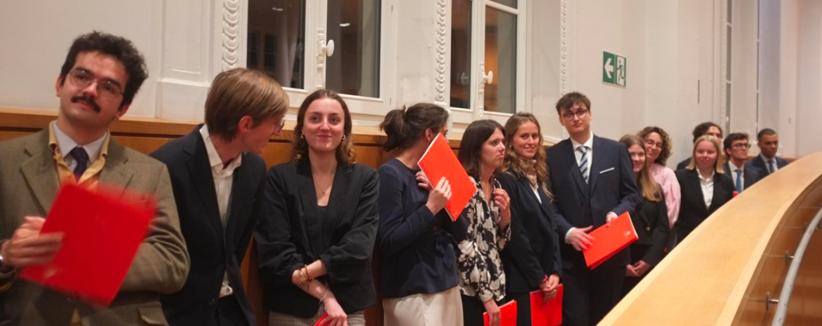 Photo de la remise de diplôme 2025 de l'École de droit