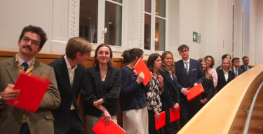 Photo de la remise de diplôme 2025 de l'École de droit