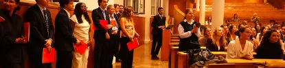 Photo de la remise de diplôme de l'École de droit