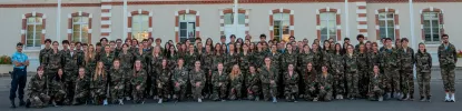 Photo des étudiants de 2e année du Collège de droit 2026-2027 lors du séminaire d'intégration