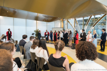 Photo de groupe du concnours de plaidoyer 2023 du Collège de droit