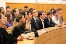 Photo de la remise de diplôme de l'École de droit 2022