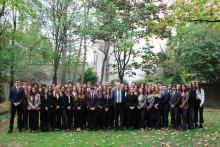 Photo de la promotion 2022-2023 toutes années de l'école de droit