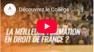 Vidéo Collège de droit